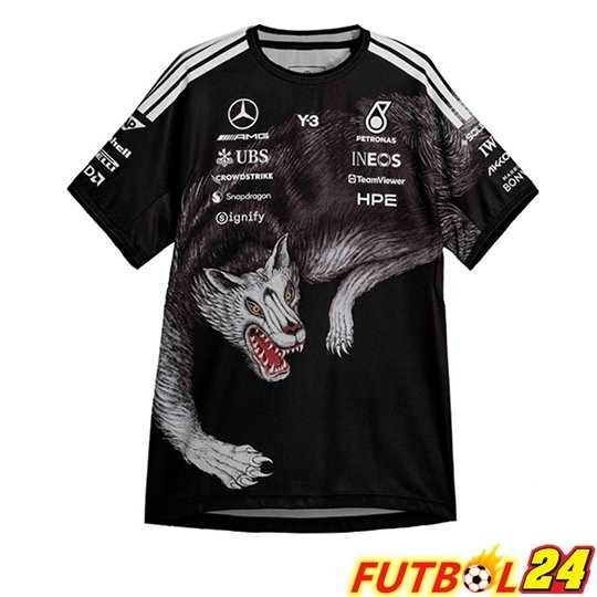 T-Shirt F1 Mercedes Benz Team Negro 2026