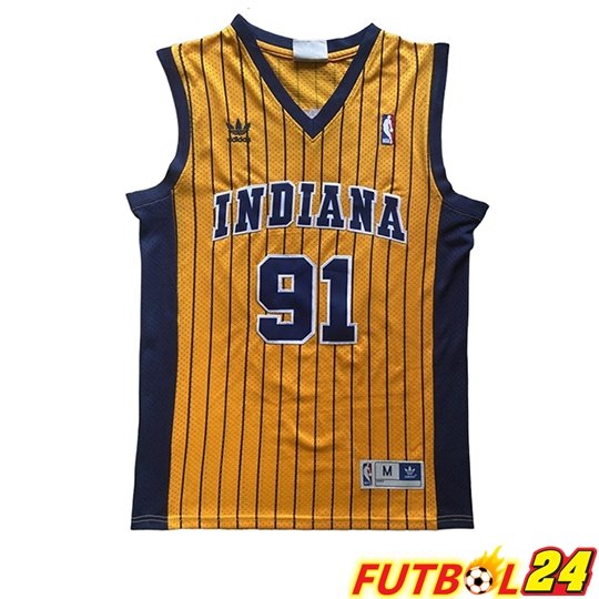 Camiseta Indiana Pacers (ARTEST #91) 2026/27 Amarillo/Azul