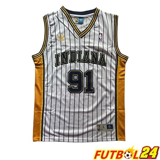 Camiseta Indiana Pacers (ARTEST #91) 2026/27 Blanco/Amarillo