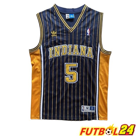 Camiseta Indiana Pacers (Rosado #5) 2026/27 Azul/Amarillo