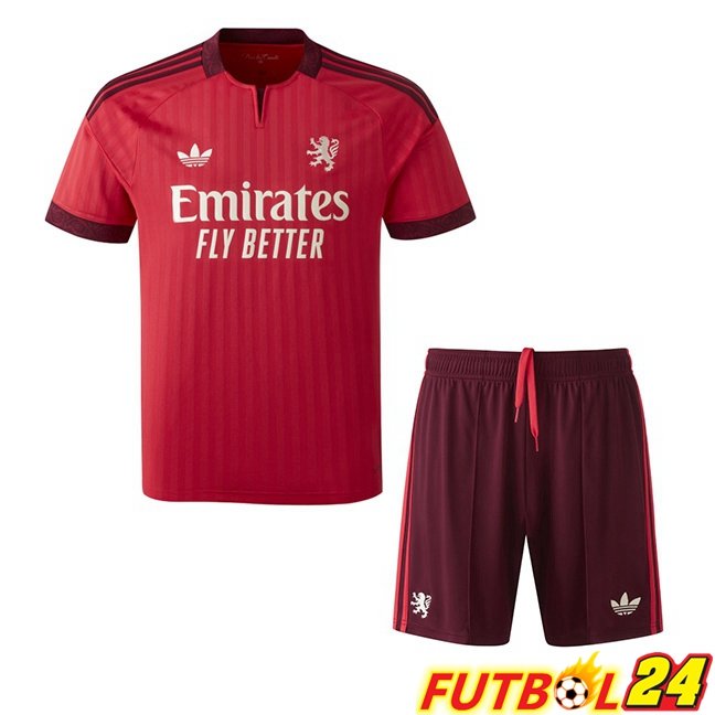 Camisetas De Futbol lyon OL Ninos Segunda Rojo 2026/2027