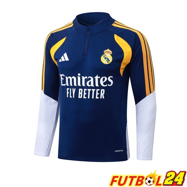 Sudadera De Entrenamiento Real Madrid Azul Real 2026/2027