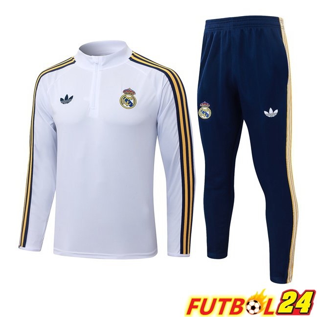 Chandal Equipos De Futbol Real Madrid Blanco 2026/2027