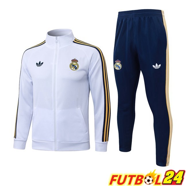 Chandal Equipos De Futbol - Chaqueta Real Madrid Blanco 2026/2027