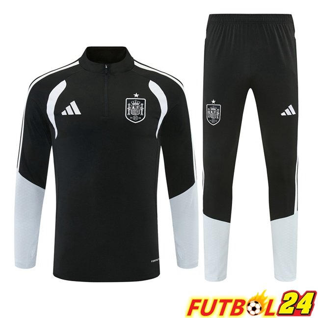 Chandal Equipos De Futbol España Negro 2026/2027