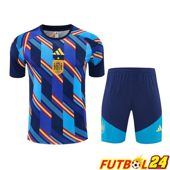 Camiseta Entrenamiento España + Cortos Azul Real 2026/2027