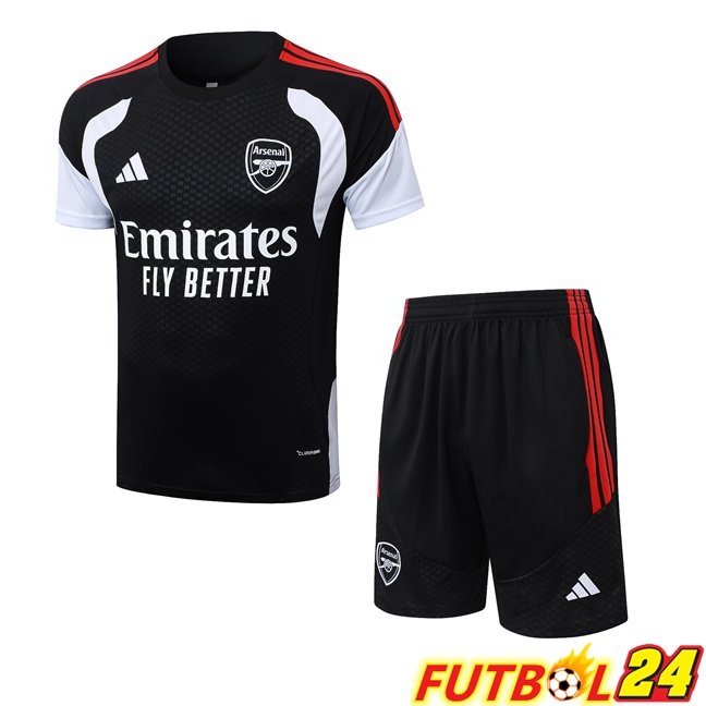 Camiseta Entrenamiento Arsenal + Cortos Negro 2026/2027
