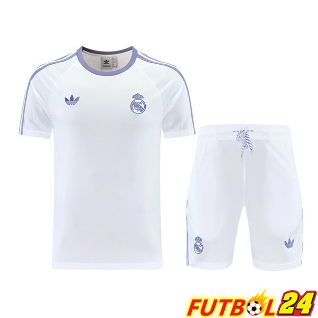 Camiseta Entrenamiento Real Madrid + Cortos Blanco 2026/2027