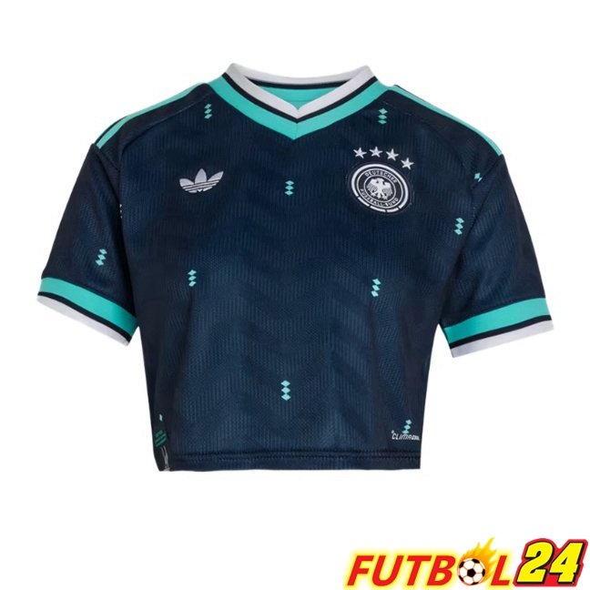 Camisetas De Futbol Alemania Court Mujer Segunda Azul Real Copa Del Mundo 2026