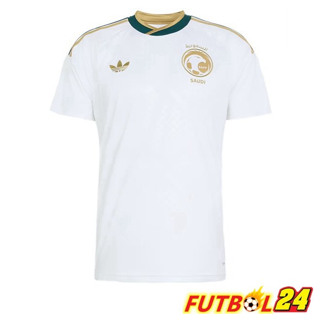 Camisetas De Futbol Arabia Saudita Segunda Blanco Copa Del Mundo 2026