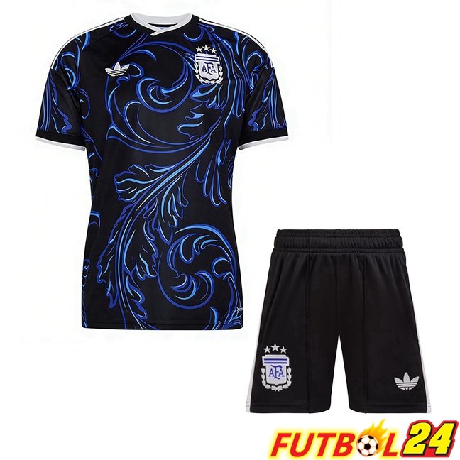 Camisetas De Futbol Argentina Ninos Segunda Azul Real Copa Del Mundo 2026
