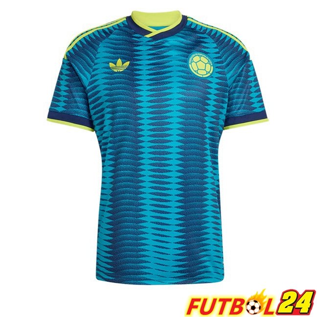 Camisetas De Futbol Colombia Segunda Azul Copa Del Mundo 2026