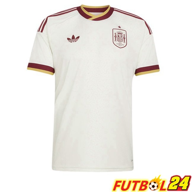 Camisetas De Futbol España Segunda Blanco Copa Del Mundo 2026