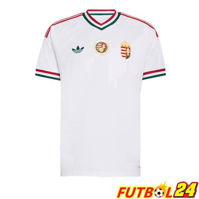 Camisetas De Futbol Hungría Segunda Blanco Copa Del Mundo 2026