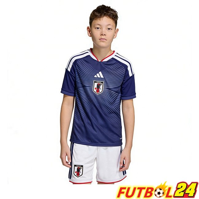 Camisetas De Futbol Japón Ninos Primera Azul Copa Del Mundo 2026