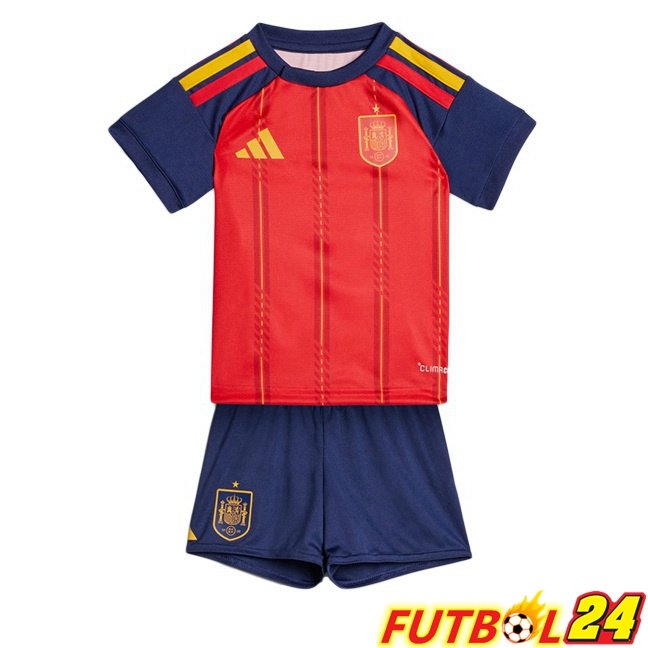 Camisetas De Futbol España Ninos Primera Rojo Copa Del Mundo 2026
