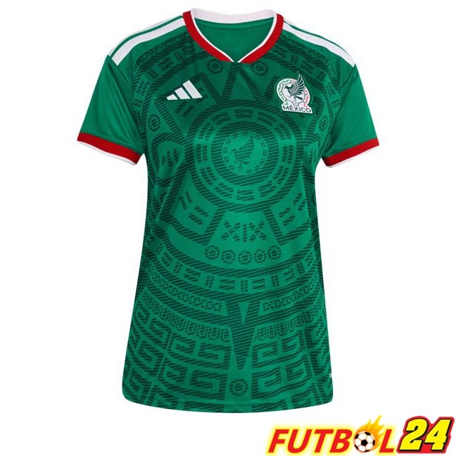 Camisetas De Futbol México Mujer Primera Verde Copa Del Mundo 2026