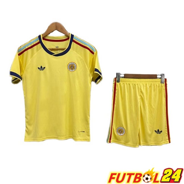 Camisetas De Futbol Curazao Ninos Segunda Amarillo Copa Del Mundo 2026