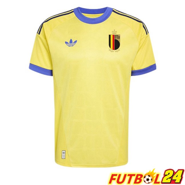 Camisetas De Futbol Bélgica Portero Amarillo Copa Del Mundo 2026