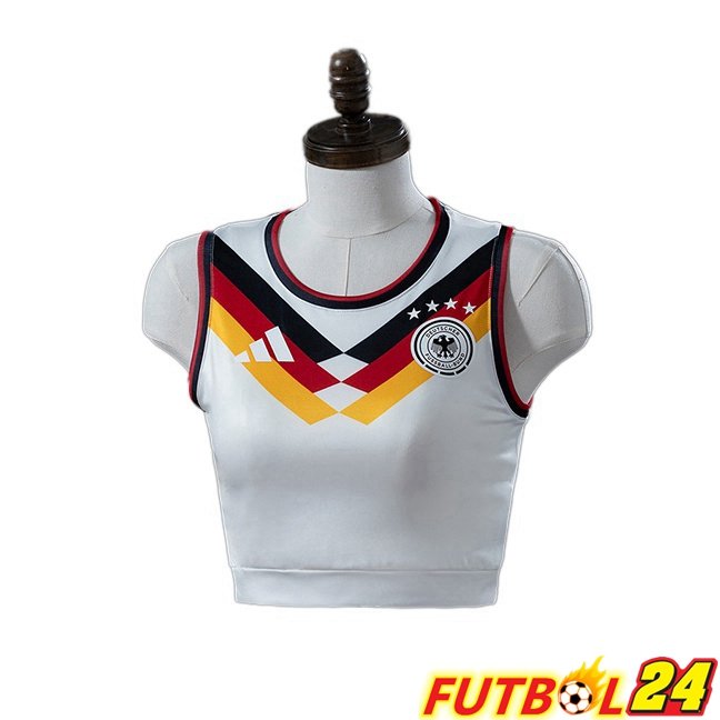 Camisetas De Futbol Alemania Court Mujer Primera Blanco Copa Del Mundo 2026