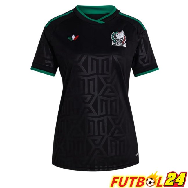 Camisetas De Futbol México Mujer Tercera Negro 2026/2027
