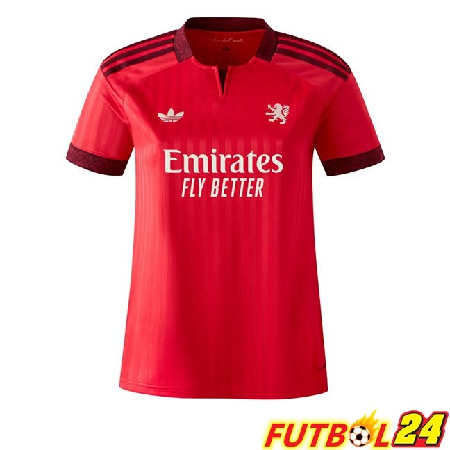 Camisetas De Futbol lyon OL Mujer Segunda Rojo 2026/2027