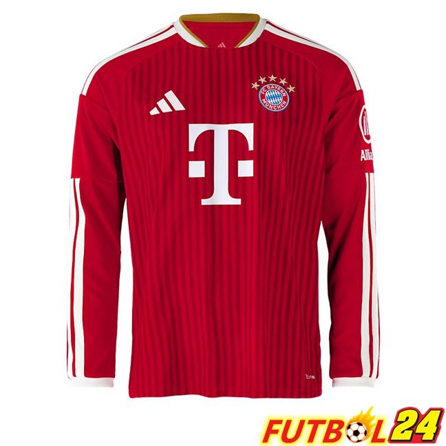 Camisetas De Futbol Bayern Munich Primera Manga Larga Rojo 2026/2027
