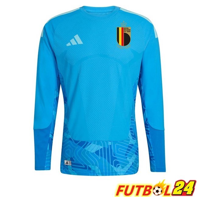 Camisetas De Futbol Bélgica Portero Manga Larga Azul 2026/2027