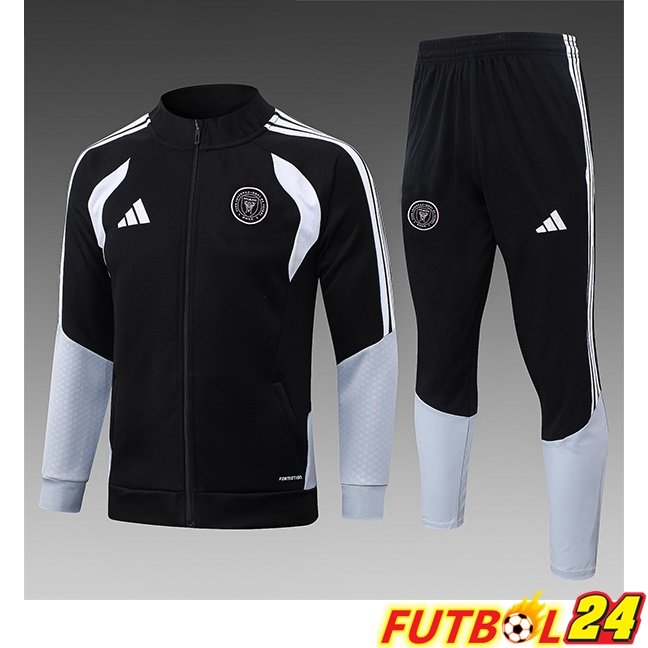 Chandal Equipos De Futbol - Chaqueta Inter Miami CF Ninos Negro 2026/2027