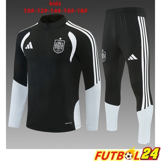 Chandal Equipos De Futbol España Ninos Negro 2026/2027