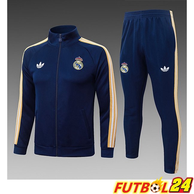 Chandal Equipos De Futbol - Chaqueta Real Madrid Ninos Azul Real 2026/2027