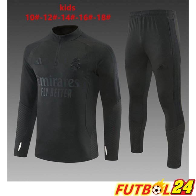 Chandal Equipos De Futbol Real Madrid Ninos Negro 2026/2027