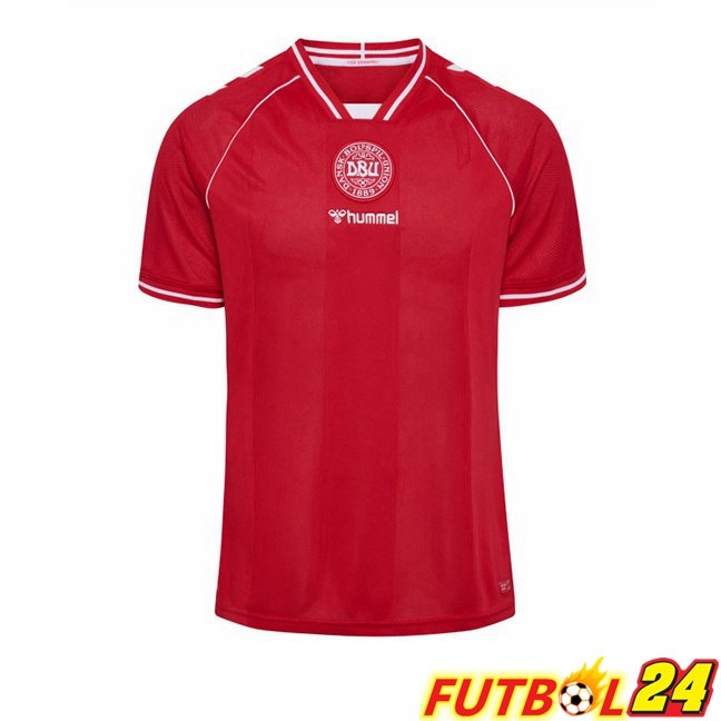 Camisetas De Futbol Dinamarca Primera Rojo Copa Del Mundo 2026