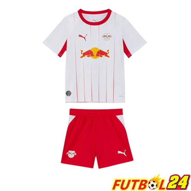 Camisetas De Futbol RB Leipzig Ninos Primera Blanco 2026/2027
