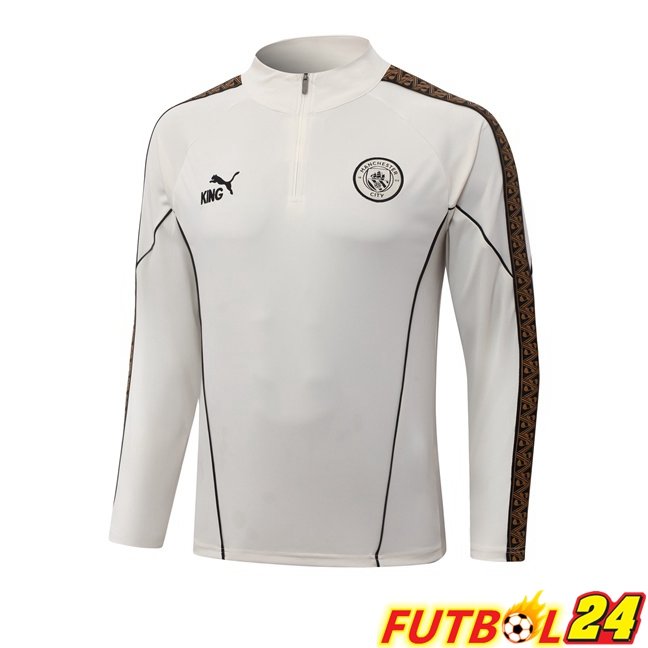 Sudadera De Entrenamiento Manchester City Blanco 2026/2027