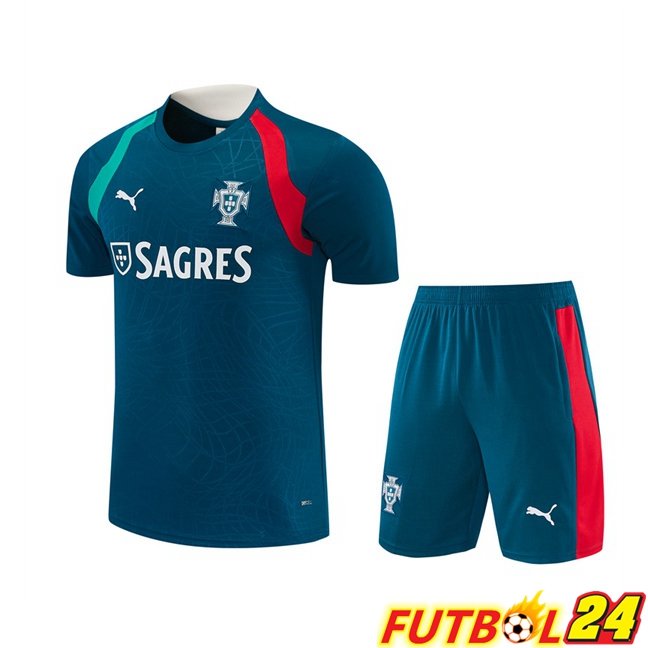 Camiseta Entrenamiento Portugal + Cortos Verde 2026/2027