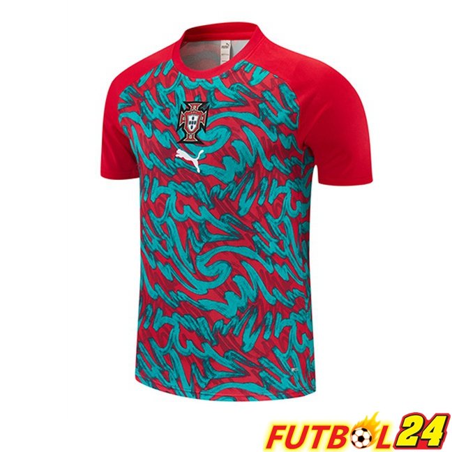 Camiseta Entrenamiento Portugal Verde Rojo 2026/2027