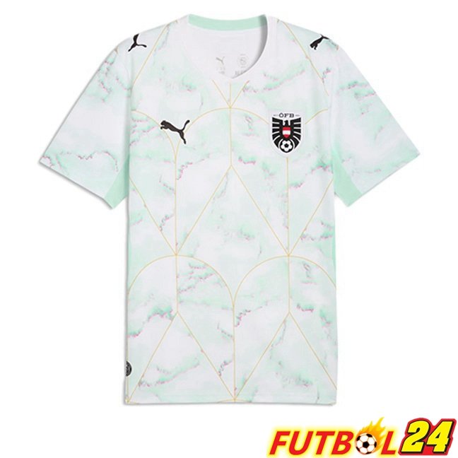 Camisetas De Futbol Austria Segunda Blanco Copa Del Mundo 2026