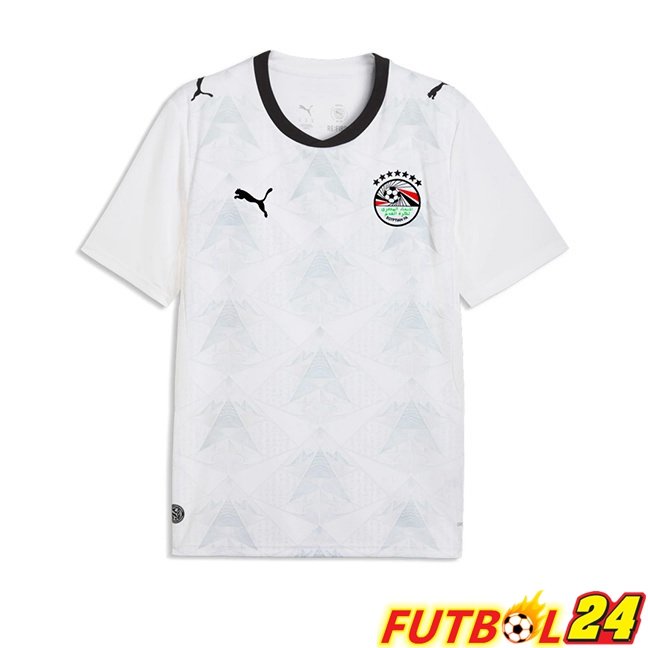 Camisetas De Futbol Egipto Segunda Blanco Copa Del Mundo 2026