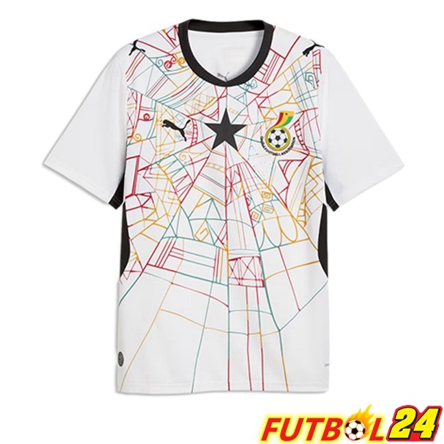 Camisetas De Futbol Ghana Primera Blanco Copa Del Mundo 2026