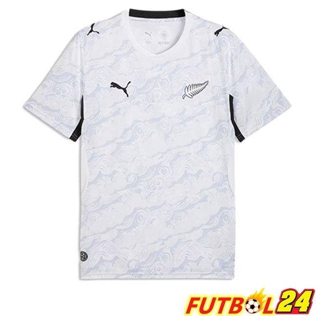 Camisetas De Futbol Nueva Zelanda Segunda Blanco Copa Del Mundo 2026