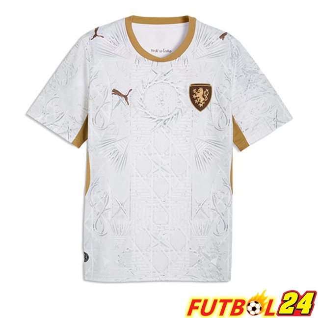 Camisetas De Futbol Chequia Segunda Blanco Copa Del Mundo 2026