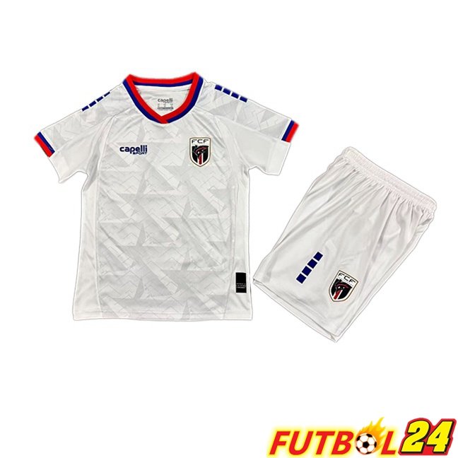 Camisetas De Futbol Cabo Verde Ninos Segunda Blanco Copa Del Mundo 2026