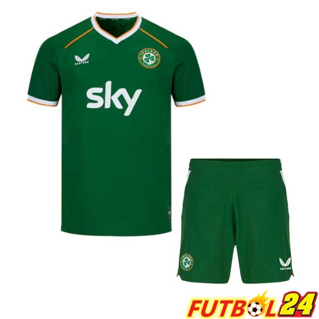 Camisetas De Futbol Irlanda Ninos Primera Verde Copa Del Mundo 2026