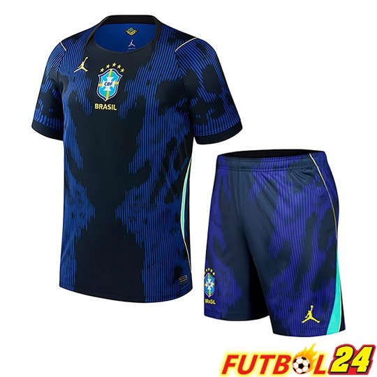 Camisetas De Futbol Brasil Ninos Segunda Copa Del Mundo 2026