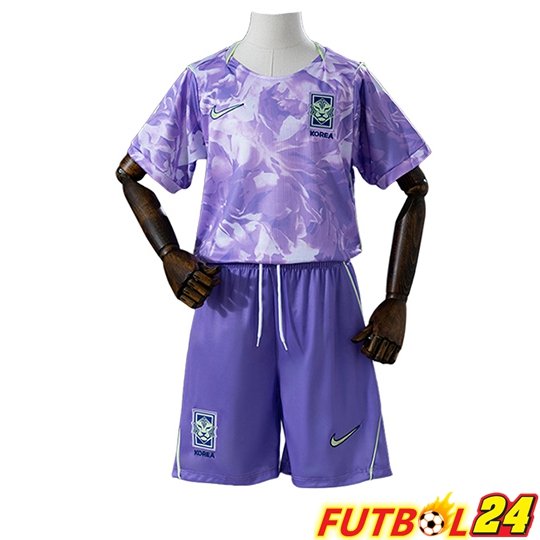 Camisetas De Futbol Corea del Sur Ninos Segunda Copa Del Mundo 2026