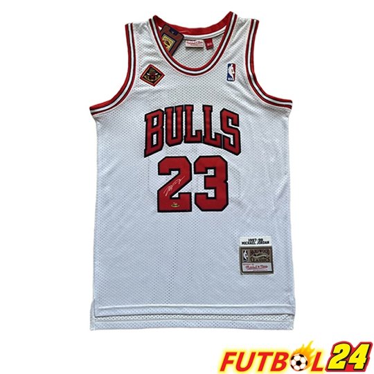 Camiseta Chicago Bulls (JORDAN #23) 2026/27 Blanco/Rojo