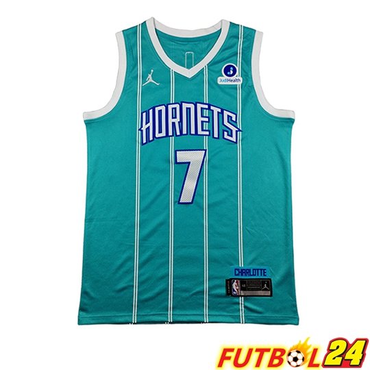 Camiseta Charlotte Hornets (KNUEPPEL #7) 2026/27 Verde/Blanco