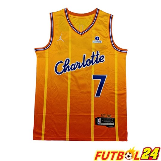 Camiseta Charlotte Hornets (KNUEPPEL #7) 2026/27 Naranja