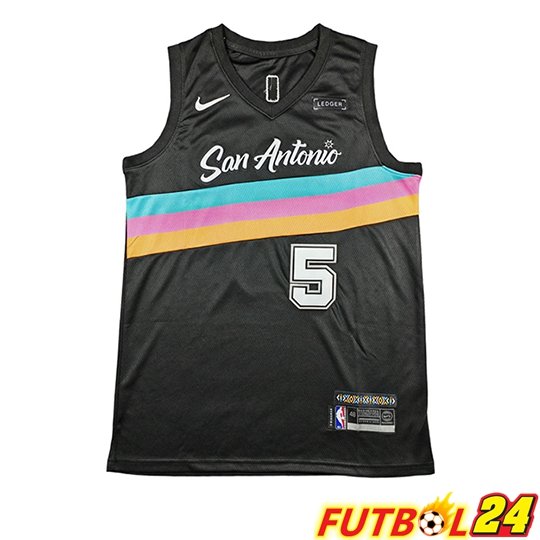 Camiseta San Antonio Spurs (CASTLE #5) 2026/27 Negro